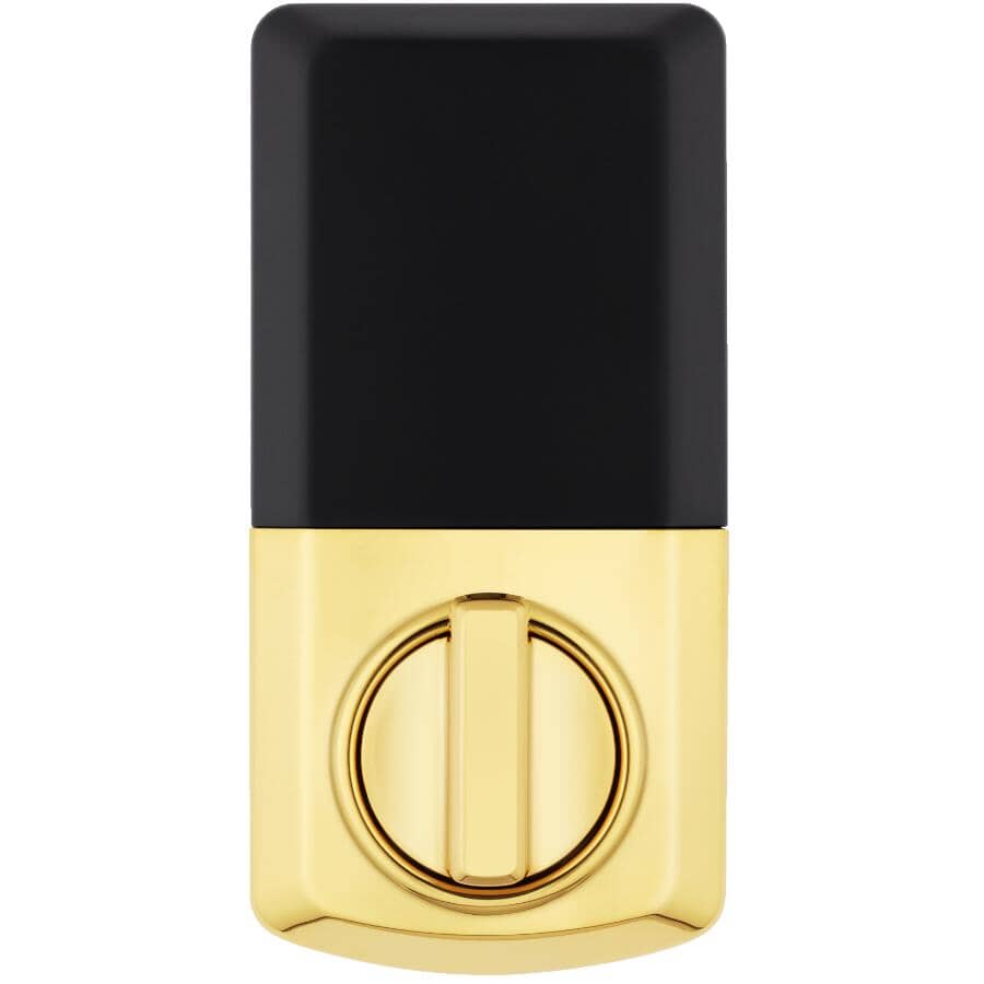 Powerbolt 3 Electronic Deadbolt - Brass Finish + SmartKey Technology