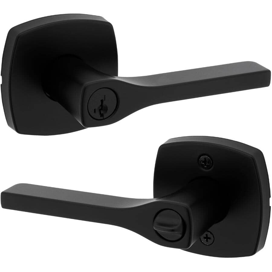 Prague Entrance Leverset - Matte Black