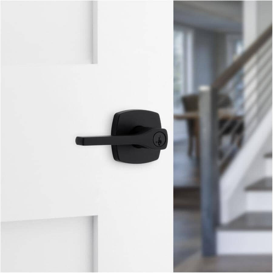 Prague Entrance Leverset - Matte Black