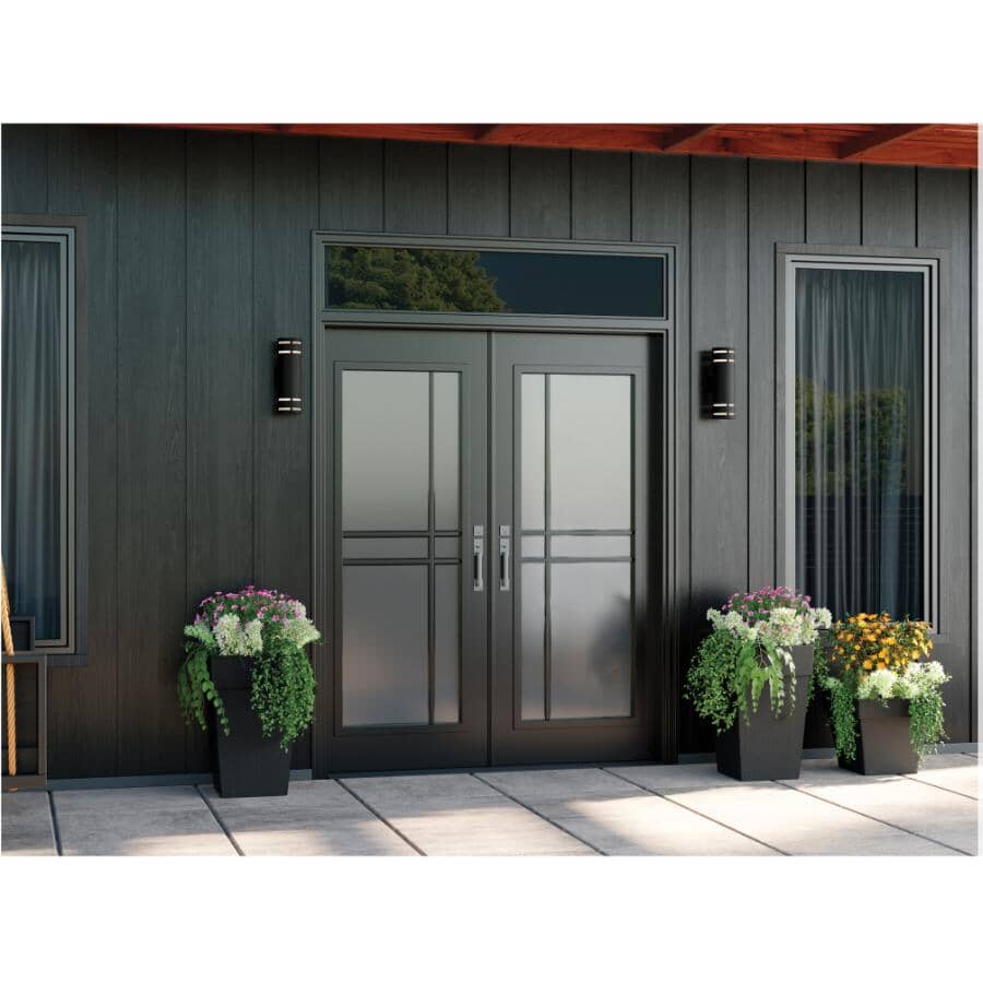 San Clemente / Halifax Entrance Gripset - Matte Black + SmartKey Technology