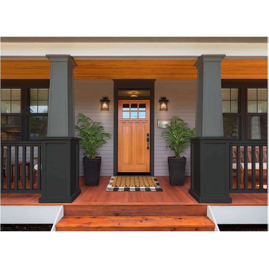 San Clemente / Halifax Entrance Gripset - Matte Black + SmartKey Technology