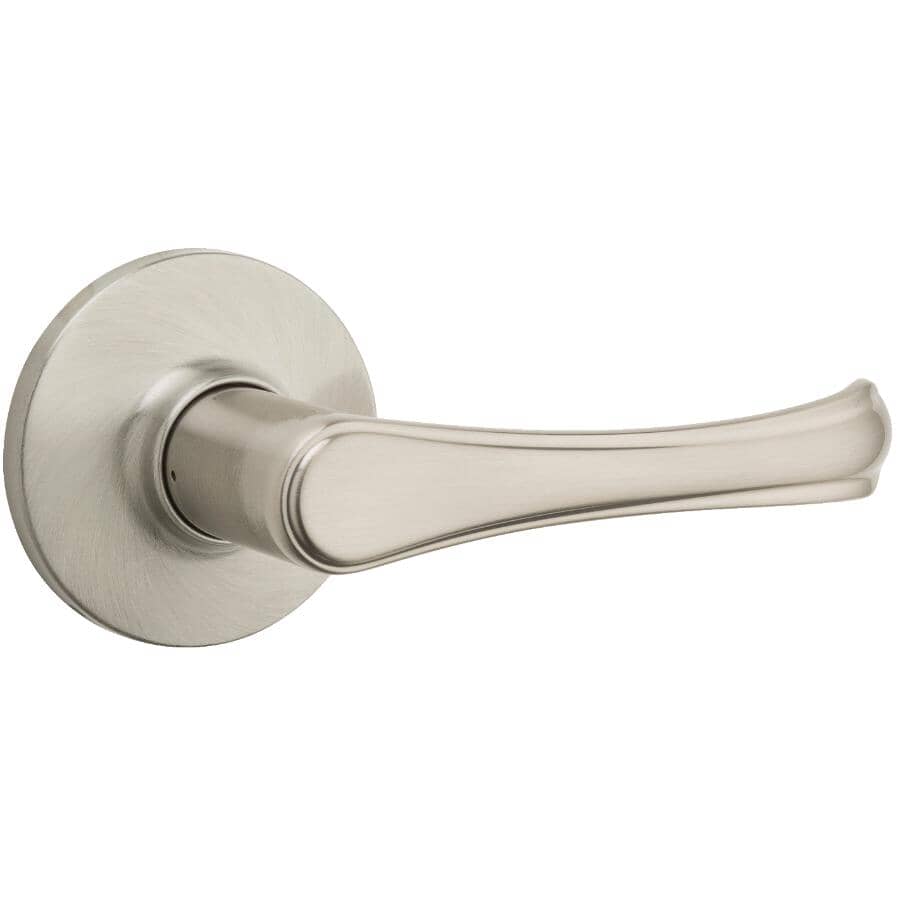 Satin Nickel Grapevine Safelock Passage Door Leverset