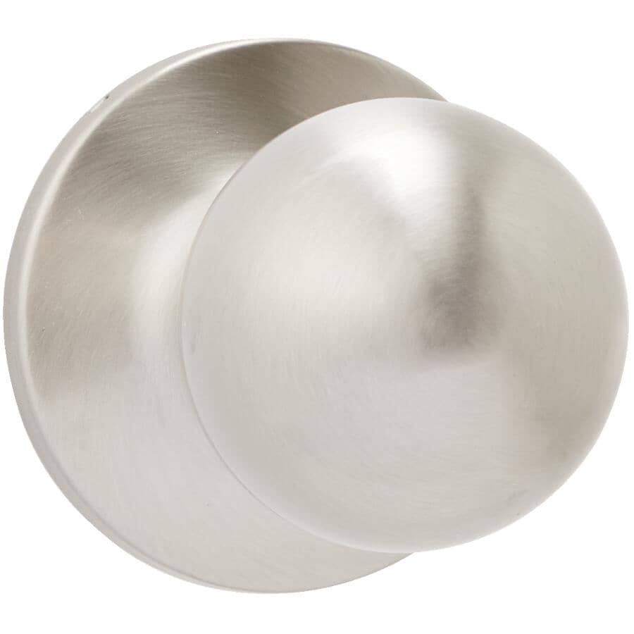 Satin Nickel Regina Safelock Passage Door Knobset