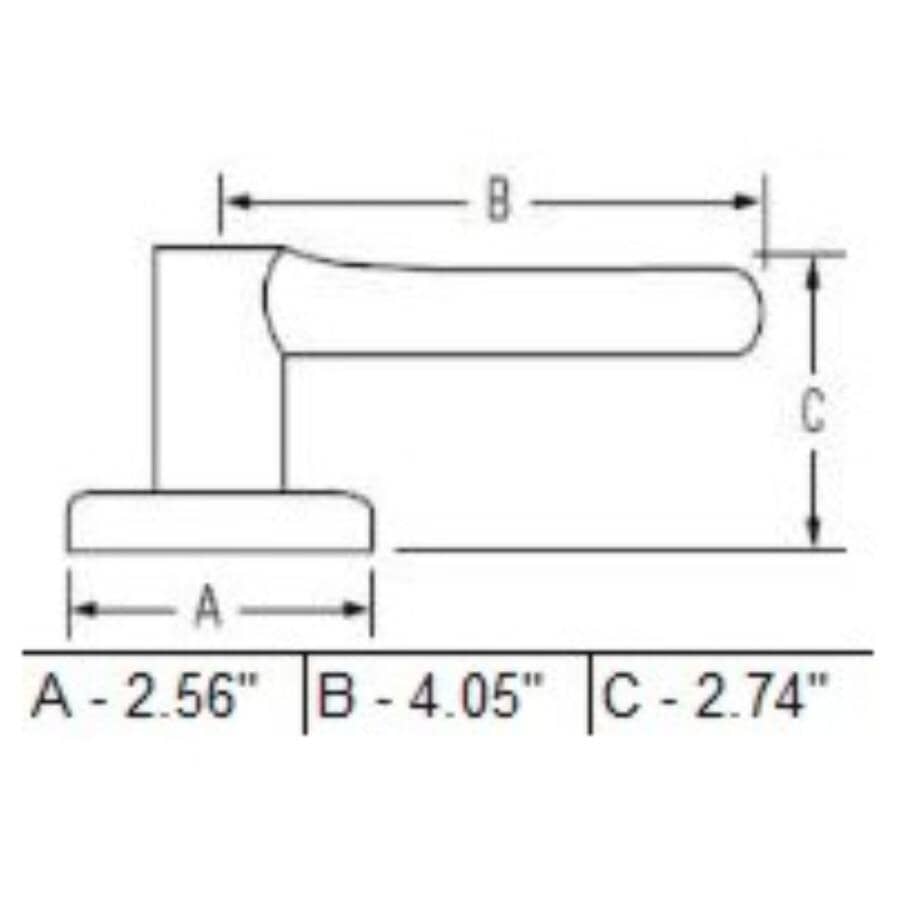 Venetian Bronze Grapevine Safelock Entrance Leverset