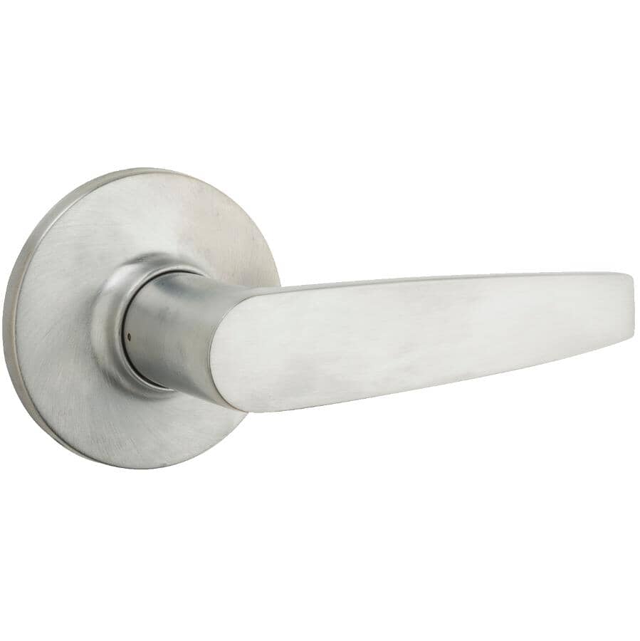 Winston Passage Door Leverset - Satin Chrome