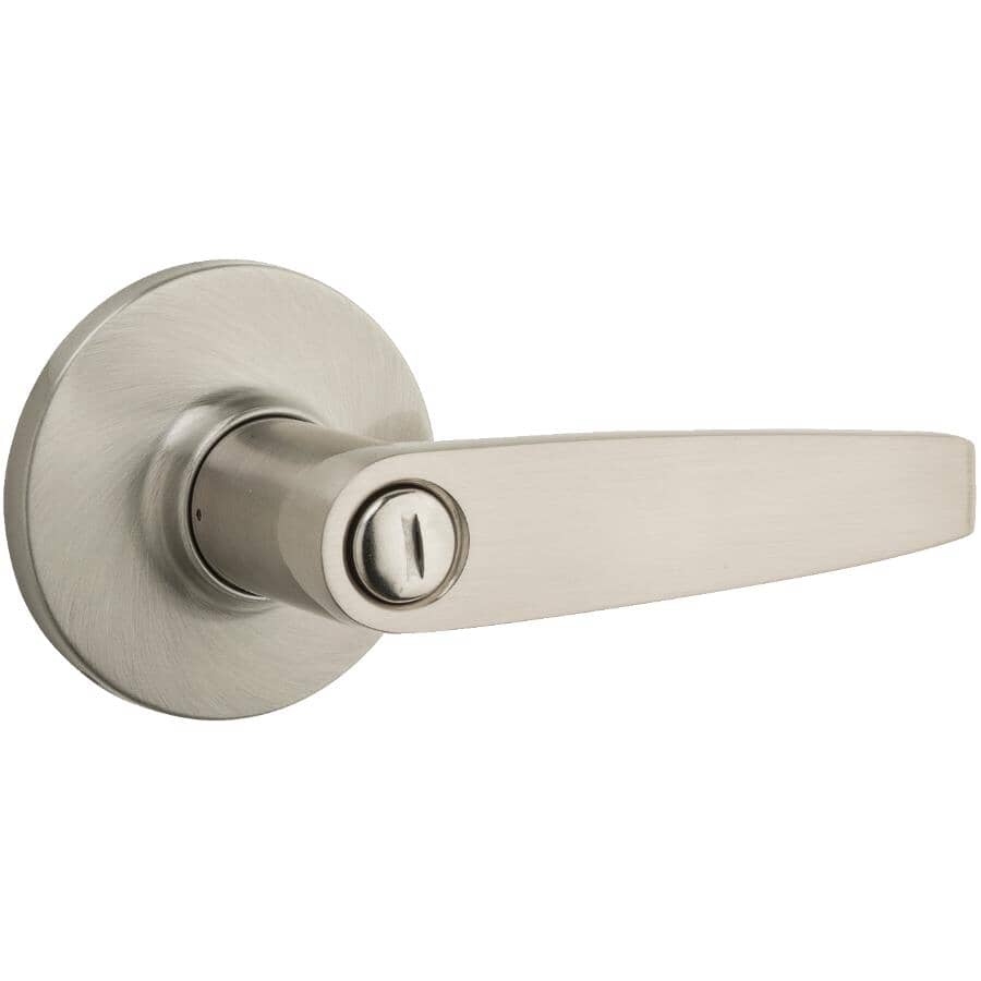 Winston Privacy Door Leverset - Satin Nickel