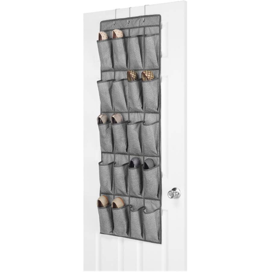 20 Pocket Over-the-Door Hanging Storage Shoe Bag