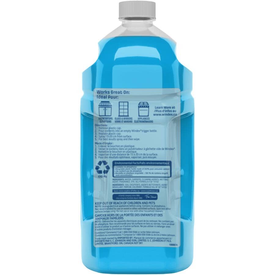 Glass Cleaner Refill - with Ammonia-D, 2 L