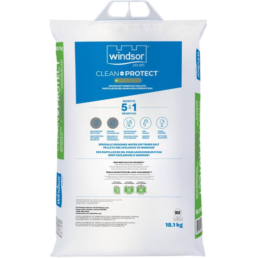 Clean & Protect Plus Clean Care Water Softener Salt - 18.1 kg