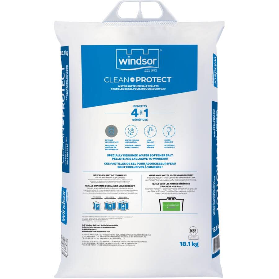 Clean & Protect Water Softener Salt - 18.1 kg