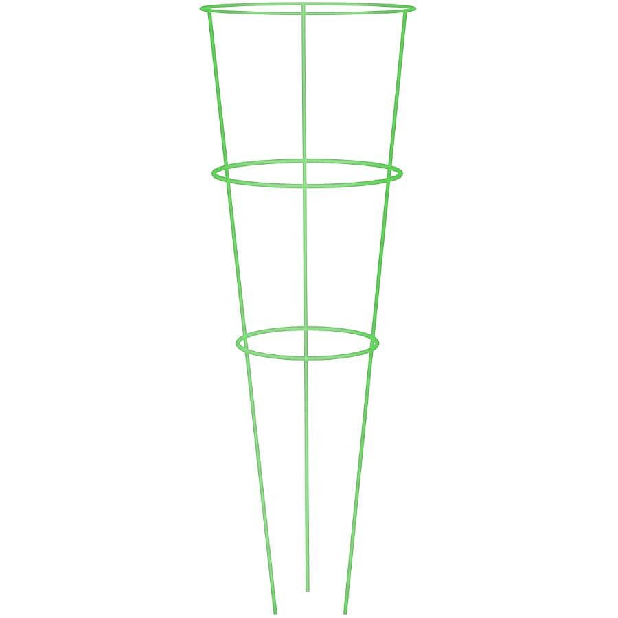 16" x 42" Three Ring Tomato Cage - Lime