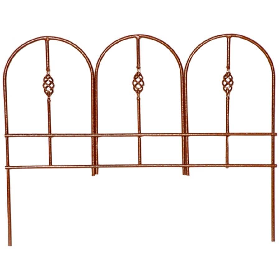 27" x 24" Pewter Wire Garden Fence