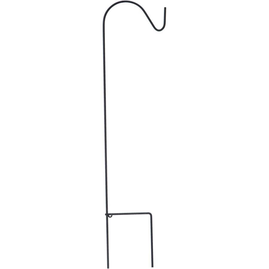 48" Black Birdfeeder Garden Hook