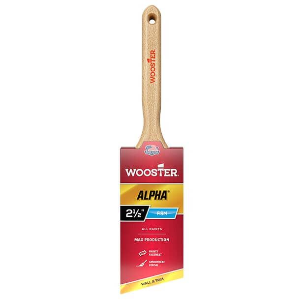 Alpha Professional Angle Sash Paint Brush - 2.5"/63 mm