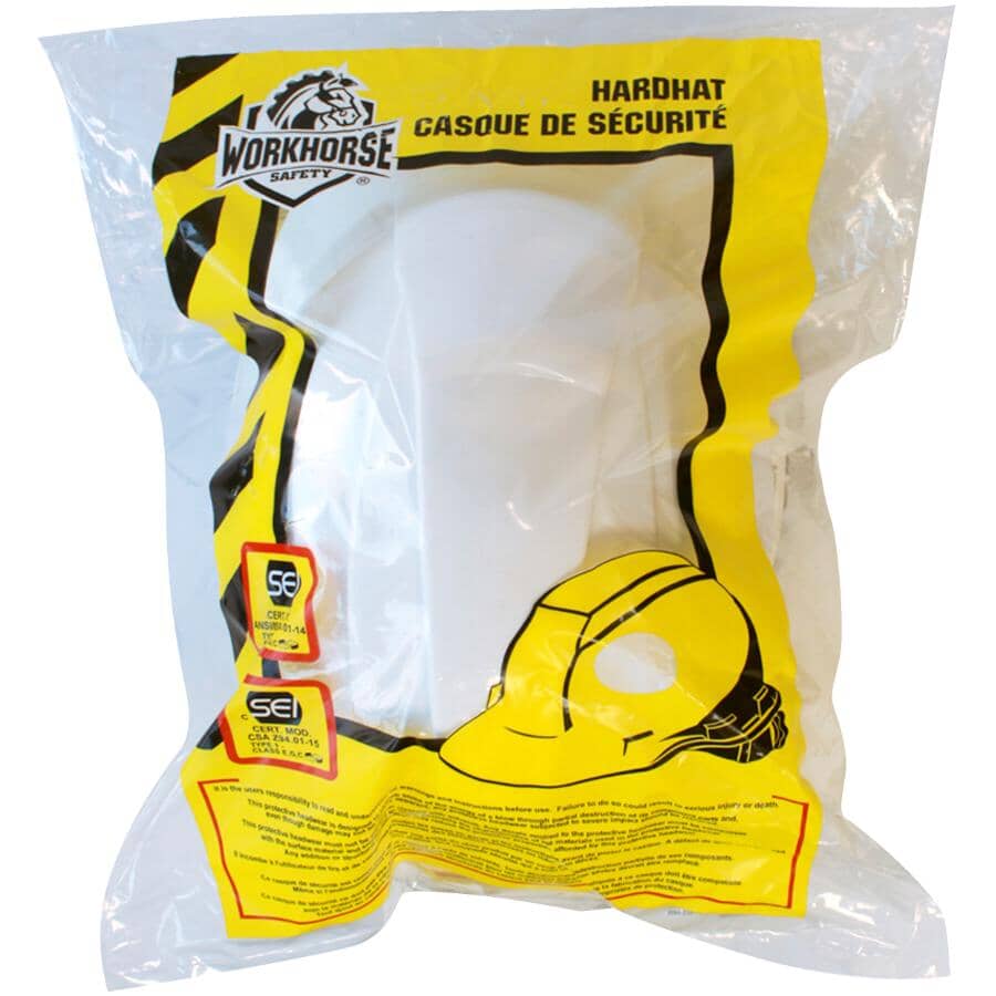 Type 2 CSA 4-Point Safety Hard Hat - White