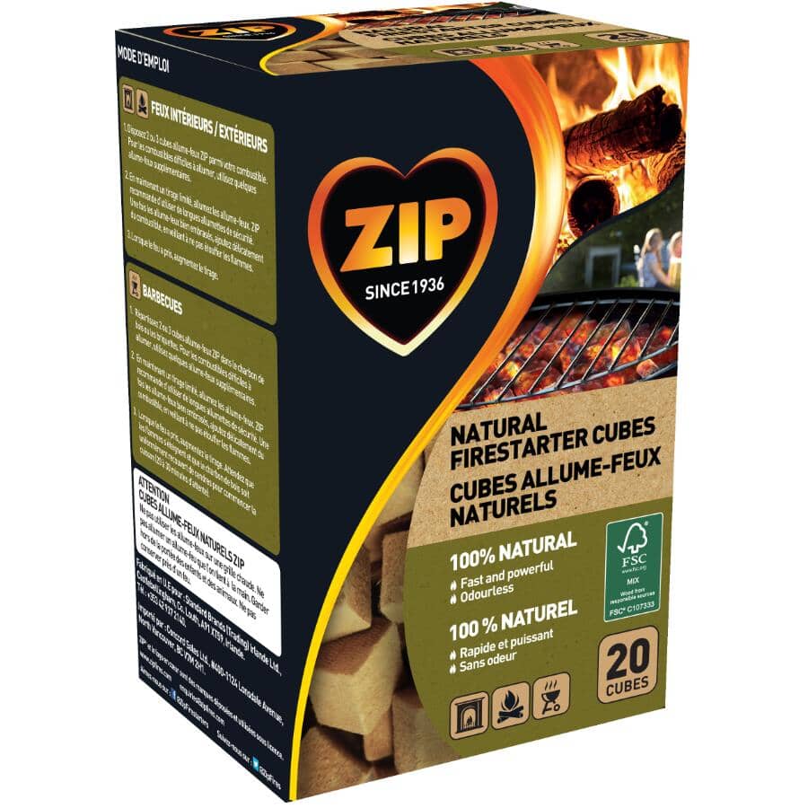 Fast & Clean Natural Firestarter - 20 Cubes
