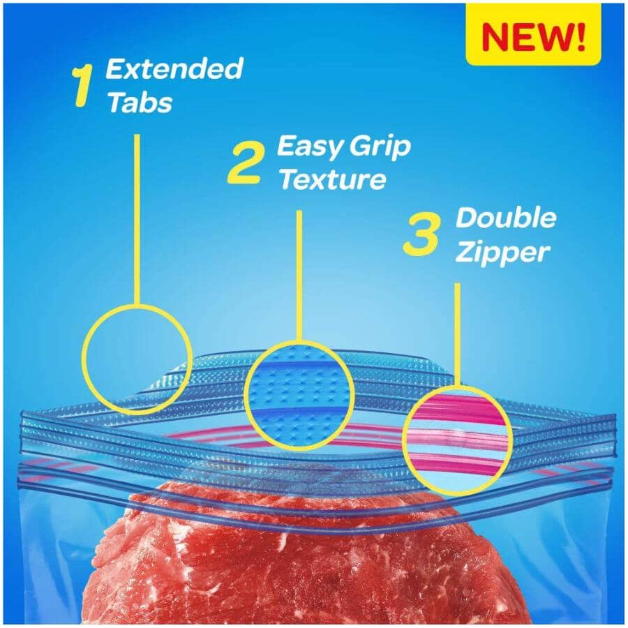 Medium Freezer Bags - 44 Pack