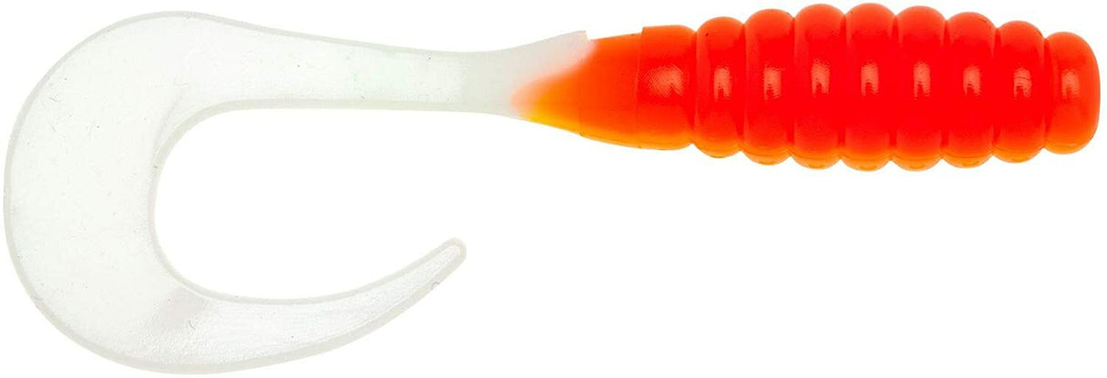 Yum YRTG3172 Ribbontail Grub Tangerine Cream 3"