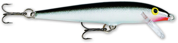 Rapala F09S Original Floating Lure 3 1/2", 3/16 oz, Silver, Floating