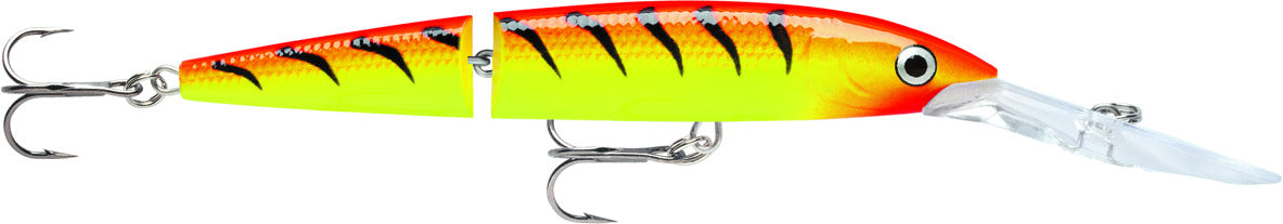 Rapala JDHJ12HT Jointed Deep Husky Jerk, 4 3/4", 1/2 oz, Hot Tiger Suspending