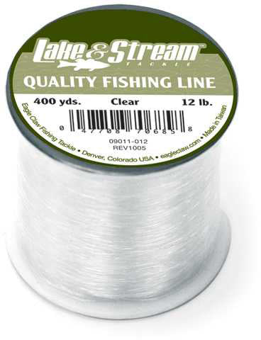 Eagle Claw 09011-020 Lake & Stream Economy Mono Line 20lb 275yd Clear
