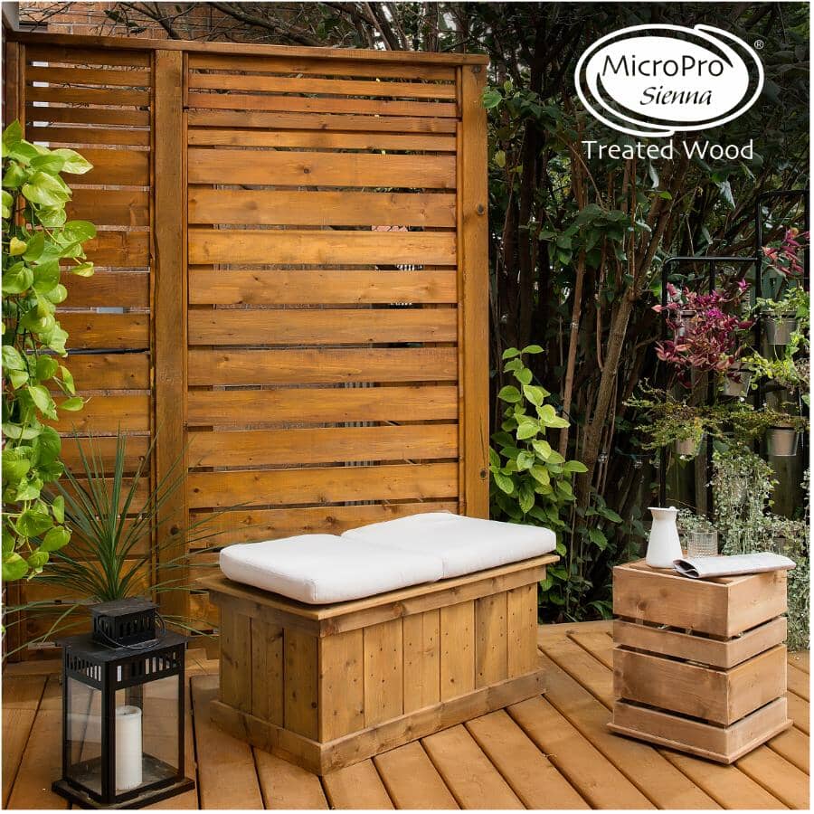 1 x 4 x 8' Sienna Pressure Treated Lumber