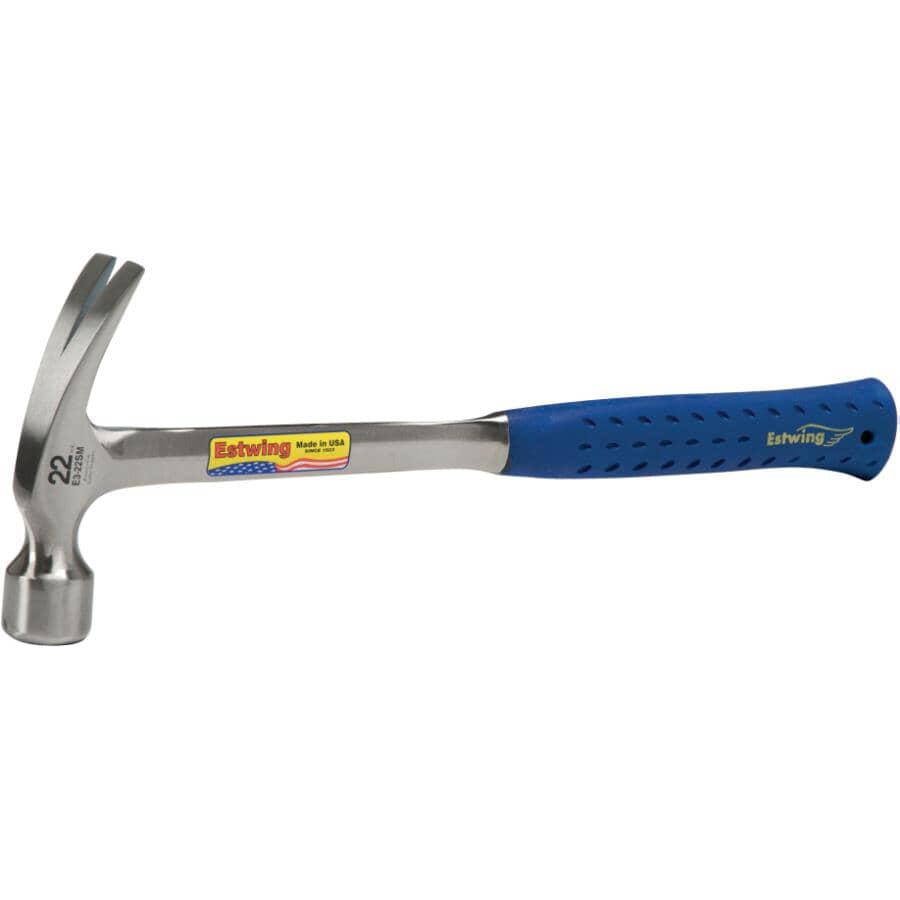 22oz Milled Face Framing Hammer - Nylon Handle