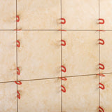 1/8" Horseshoe Shim Tile Spacers - Red, 150 Pack