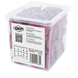 1/8" Horseshoe Shim Tile Spacers - Red, 150 Pack