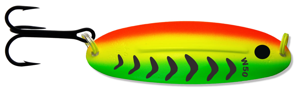 Williams W50FT-FT Medium Wabler Spoon, 2-5/8", 1/2oz, Treble Firetiger