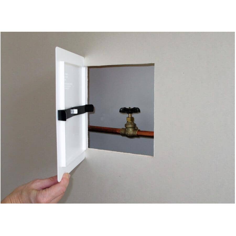 12" x 12" Plastic Access Panel - White