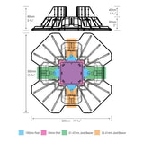 12" x 12" x 4" TuffBlock Instant Foundation Deck Block