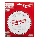 6-1/2" 40 Fine Tooth Carbide Finishing Circular Saw Blade