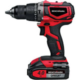 20V Max 1/2" Lithium-ion Cordless Compact Hammer Drill Kit - with Battery, Charger & Tool Case
