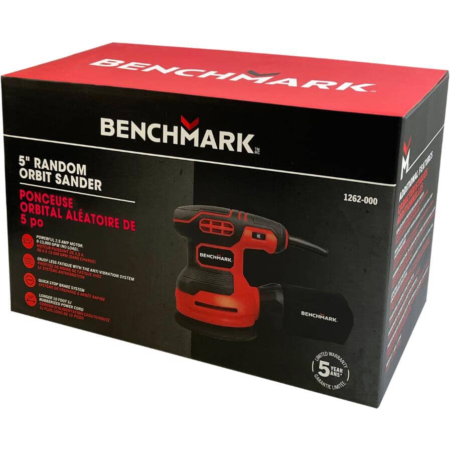 5" Random Orbit Sander - 2.5 Amp