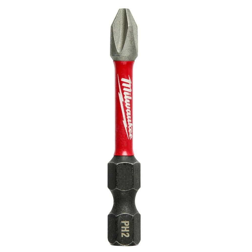 Shockwave 2" #2 Phillips Impact Rated Power Bits - 5 Pack