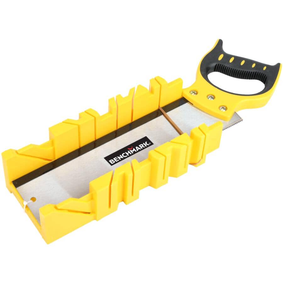 14" x 8 Point Mitre Box, with Saw