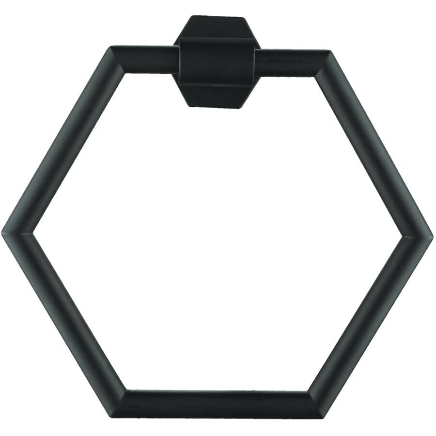 4 Piece York Bath Accessory Set - Black