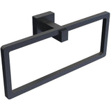 Wright Oversized Towel Ring - Matte Black