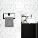 Wright Oversized Towel Ring - Matte Black