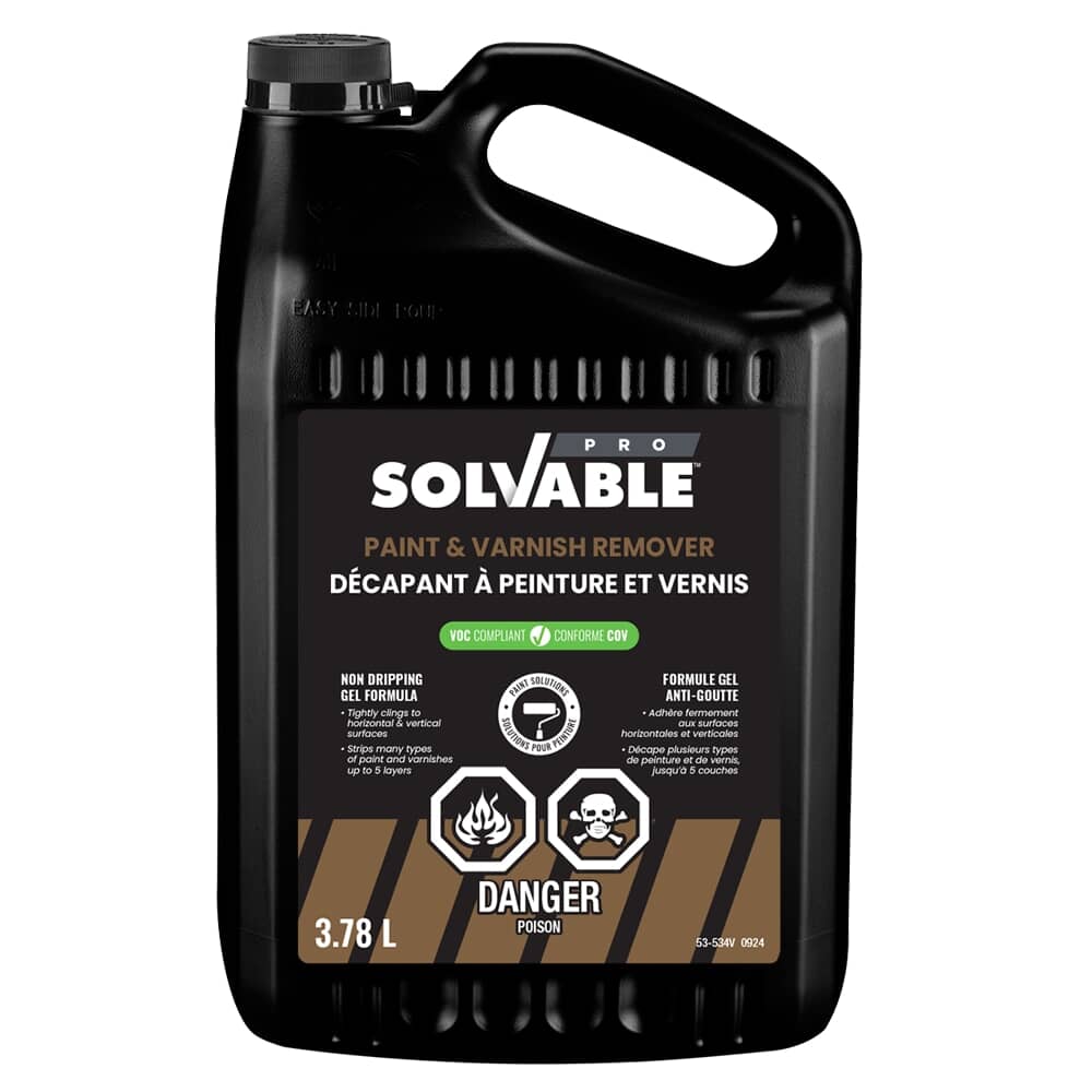 Professional Restoration Grade Paint & Varnish Stripper - 3.78 L