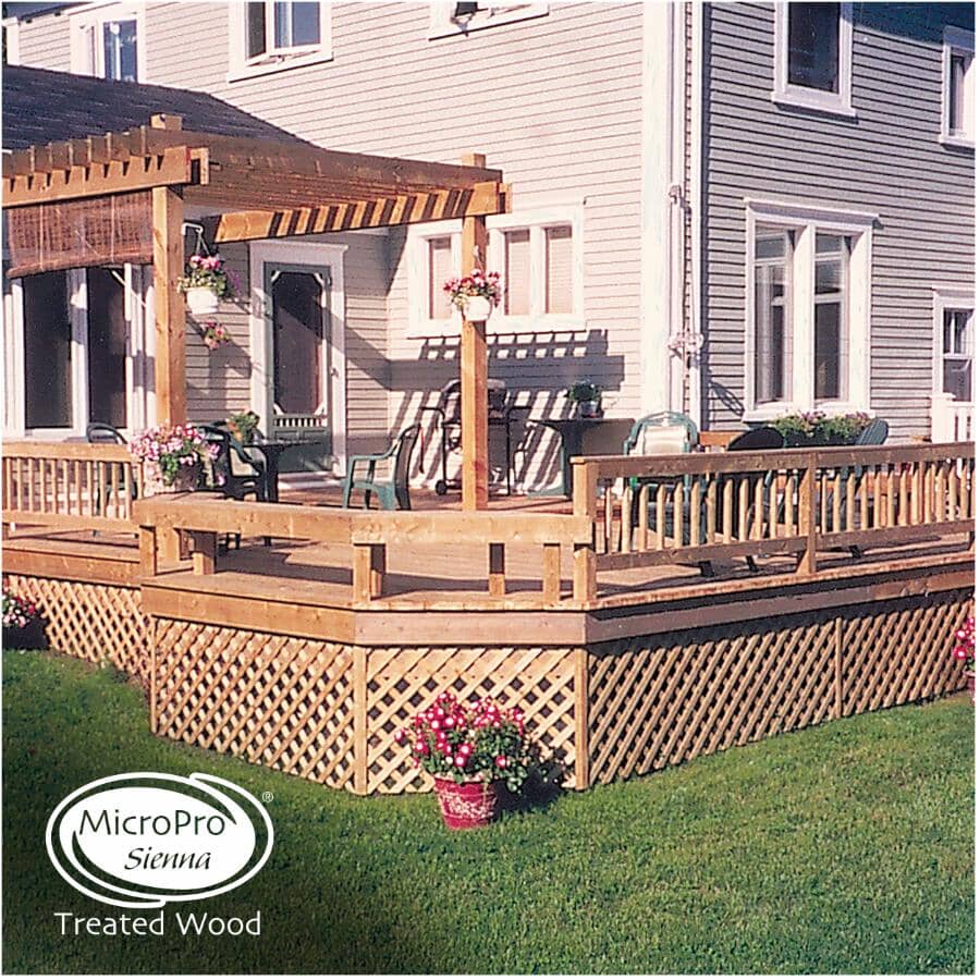 2 x 2 x 8' Sienna Pressure Treated Lumber