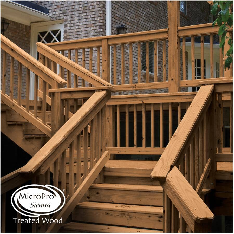 2 x 4 x 8' Sienna Pressure Treated Lumber