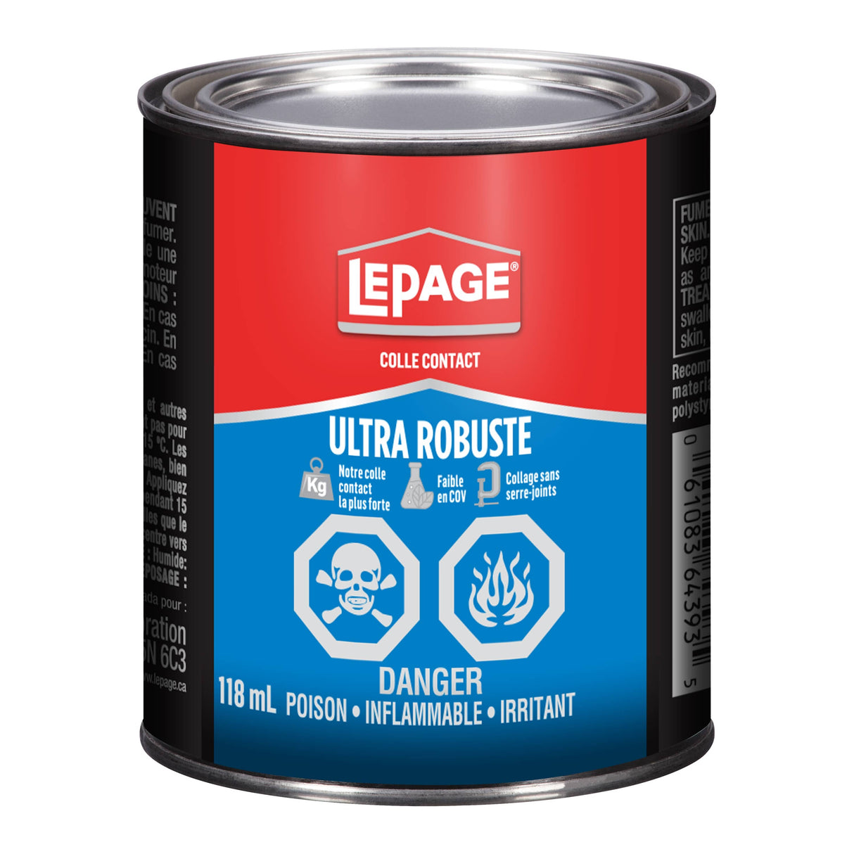 Heavy Duty Contact Cement - Light Amber, 118 ml