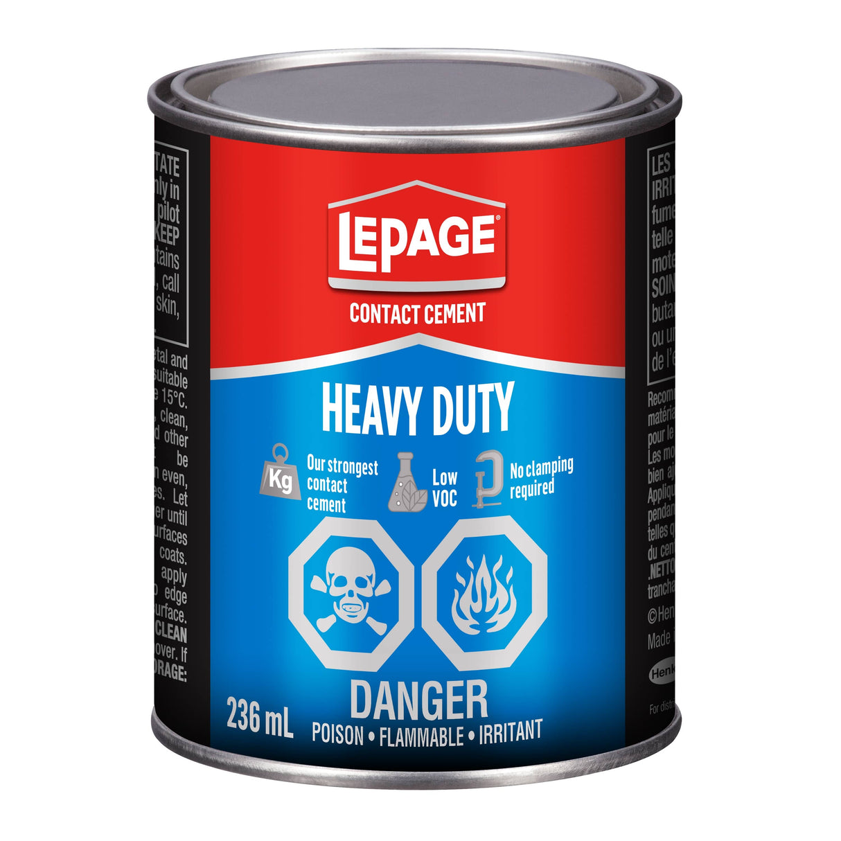 Heavy Duty Contact Cement - Light Amber, 236 ml