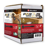 5/16" x 3" T17 Star Drive Structural Wood Screws - Black, 50 Pack