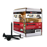 5/16" x 3" T17 Star Drive Structural Wood Screws - Black, 50 Pack