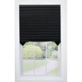 36" x 72" TempShade Black Cordless Fabric Window Blind