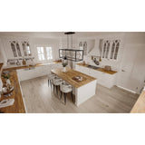 72" x 25.5" x 1" Acacia Wood Countertop - Brown