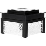 Solar Post Cap - for 4" x 4" Post, Black